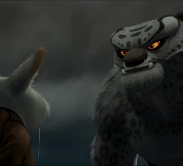 Kung Fu Panda — Shifu vs Tai Lung voice pack cover art showing action characters