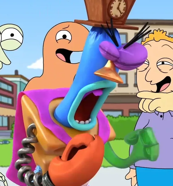 Silly Samuel Is Freaking Out voice pack cover art showing tv characters